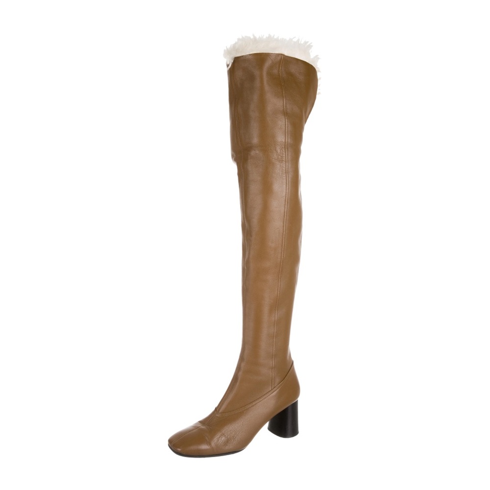Helmut Lang shearling boots